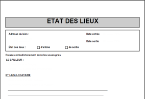 Modaile D'etat Des Lieux listes des fichiers et notices PDF modaile d'etat des 